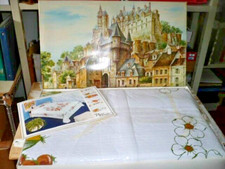 CASA COPRILETTO MATRIMONIALE COPERTA 100% COTONE PIQUET FANTASIA ANNI 70 AFFARE!