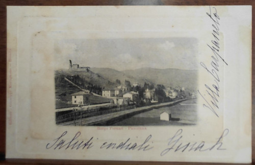 Cartolina borgo fornari - cartolina,