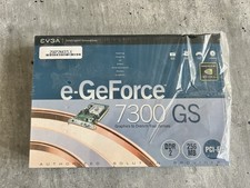 NVIDIA e-GeForce 7300GT 256MB PCI-E AMD DDR2 scheda grafica (NOS) DVI VGA S-Video