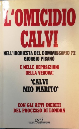 Omicidio calvi - l'omicidio,