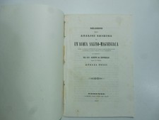 Relazione dell'analisi chimica