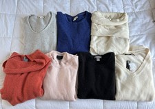 Lotto di 7 maglioni in