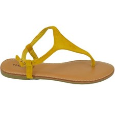 Sandalo basso senape infradito