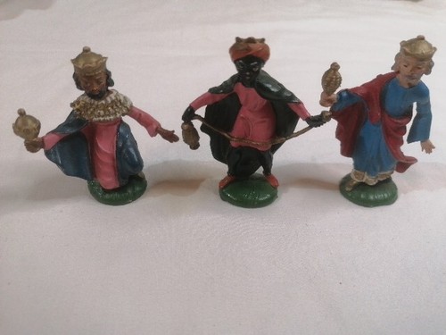 Statue presepe magi - statue, vintage