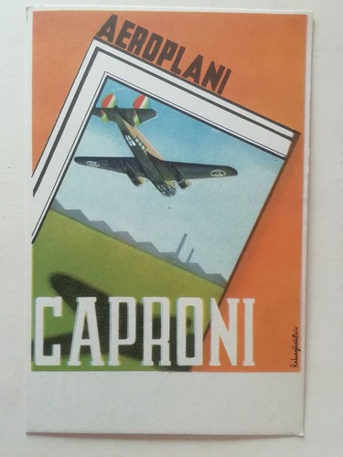 Cartolina aeroplani caproni - aeroplani,