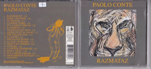 Paolo conte razmataz - conte, cd