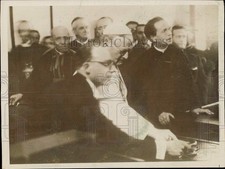 1931 Stampa Foto Papa inaugura