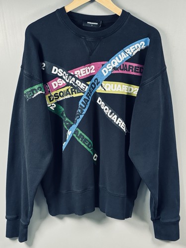 Felpa girocollo dsquared2 con - felpa,