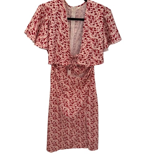 Abito midi rosa rosso - , svasato