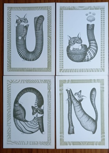 Cartoline alfabeto dei - cartoline, l'alfabeto