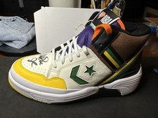 Scarpa da basket Magic Johnson firmata Converse Weapon sneaker sinistra BECKETT CERT
