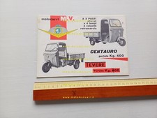 MV Agusta Tevere 235 Centauro 150 1960 motocarro depliant ITALIANO originale