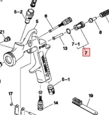 Anest Iwata sede valvola aria