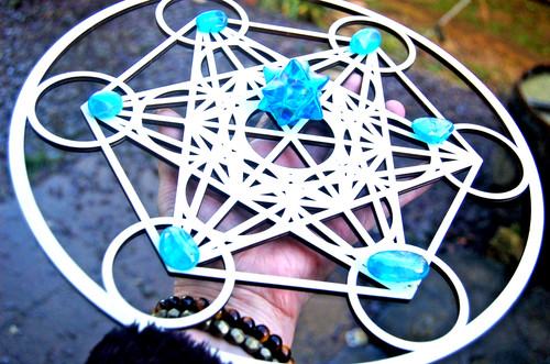 Metatron cube crystal - cube,