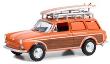 Pannello VW Volkswagen Tipo 3 con Tavole da Surf - 1963 - Arancione - Greenlight 1:64