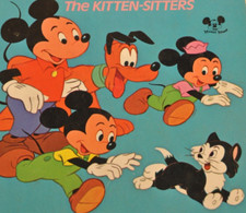 Walt Disney Topolino Gattino-Sitters Piccolo Libro d'Oro 1976 Libro per Bambini