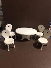 Tavolo vintage in metallo con