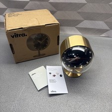 VITRA DESK CLOCK BRASS ACRYLIC