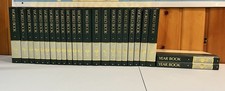 World Book Year Encyclopedia 1989 Complete Set Of 22 & 1990-1992 Yearbook