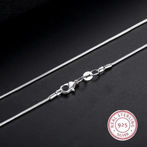 Collana catena serpente vero