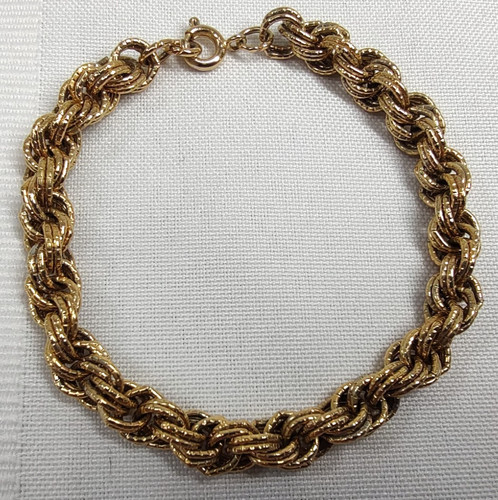 Bracciale corda torta tono - bracciale,