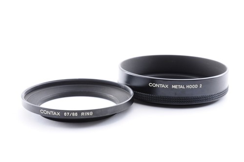 Contax metal lens hood - lens, /