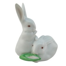 Herend coppia CONIGLI con
