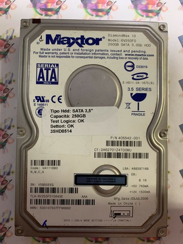 Hard disk usato - disk, 3,5"