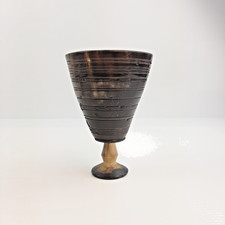 Calice, coppa, bicchiere, bicchierino antico - materiale prezioso  tornito