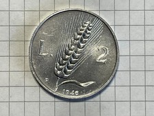 RARA MONETA DA 2 LIRE DEL 1946