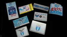 S.S LAZIO ABBONAMENTO C.Nord 1992-93 + Adesivi + Gagliardetto + BIGLIETTO DERBY