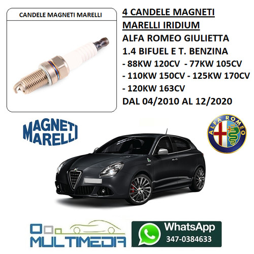 Candele magneti marelli alfa - 4,