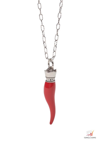 Collana acciaio con - acciaio,