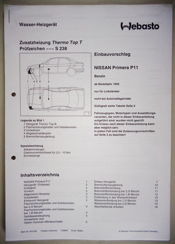Einbauanleitung webasto - einbauanleitung,