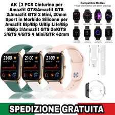 3pz Cinturino per Amazfit Gts/Amazfit GTS 2/Amazfit GTS 2 Mini, 20Mm in Silicone