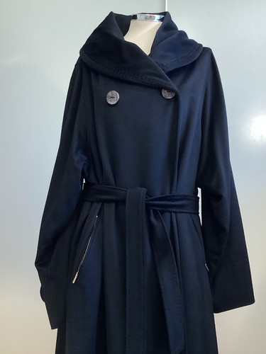Cappotto marina rinaldi nero - marina,