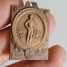 Vecchia Medaglia In Bronzo Mm