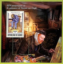B0743 - GUINEE - ERRORE ERRORE ERRORE ERRORE foglio francobolli - 2018 - ARTE, Vincent van Gogh