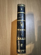 OPERE DI GIAMBATTISTA VICO, Napoli 1834, Con Ritratto Autore e TavolaCronologica
