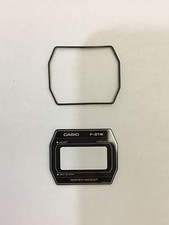 VETRO OROLOGIO CASIO VINTAGE REF CASIO "F-21W" -RICAMBIO-