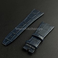 Cinturino in pelle blu per