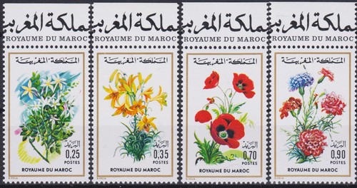 Tunisia 1975 fiori gelsomino - tunisia, fiori,