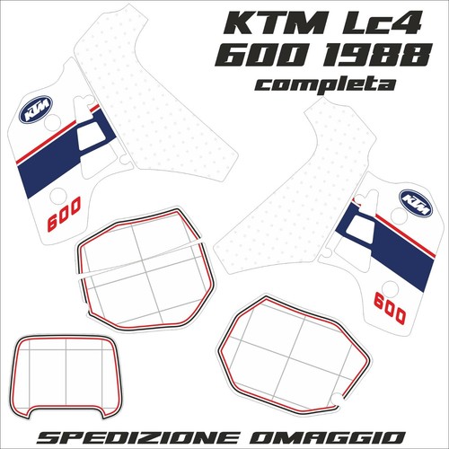 Ktm 600 lc4 1988 - completa, di