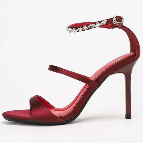 Sandali rossi donna tacco alto - tacco,