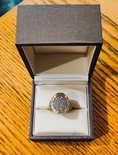 Anello Bulgari 18 kt pavè di