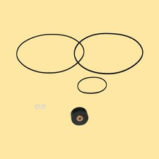 Cinghia rullo pressione = kit 1 per Grundig RR 350 Boombox