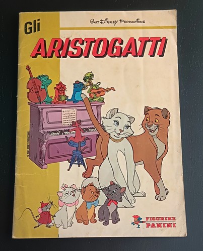 Album panini aristogatti - aristogatti, 1979