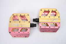 Pedali Crank Brothers 5050 2006 Interbike Edizione Limitata 50/50 Oro/Rosa MTB