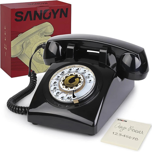 Telefono fisso rotante sangyn - telefono,