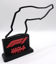 F1 Circuito Imola, Italia Formula 1 Grand Prix Pista Tracciato 3D-Print Regalo